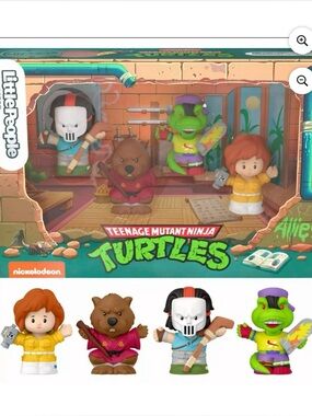 Little People Collector Teenage Mutant Ninja Turtles Allies Special Edition Set